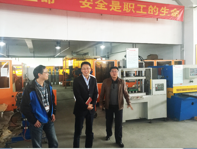 Yuan He Holdings Mr. Liu Chengwei visited Jiangsu Beiren to visit and guide